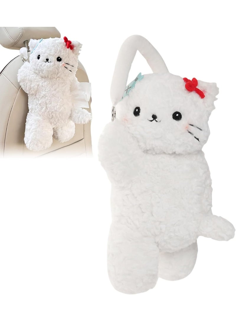 Arabest Cat Clipboard for Car – Napkin Holder Cat Pad Adorable | with Tissue Holder with Buckle for Car | Interior Decoration Home Office Bathroom Bedside Table Night Desk - Image 1
